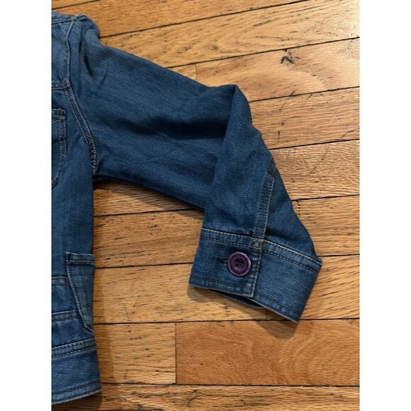 Womens Size M Calvin Klein Jean Jacket Blazer - Picture 6 of 7